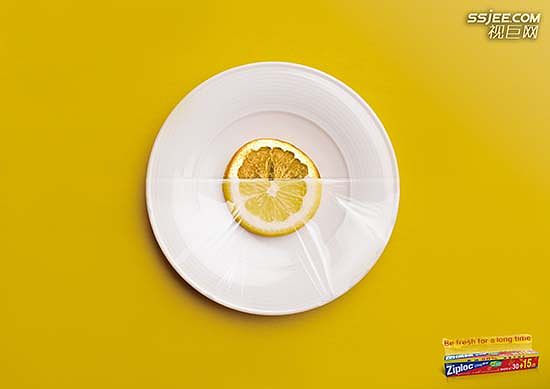 创意平面广告赏析 从保鲜膜到字体与LOGO的设计魅力